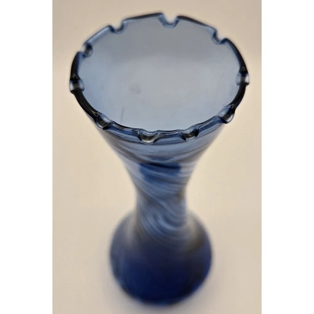 Vintage Bud Vases Cobalt Blue Hand Blown 2 Styles Approx. 8.5